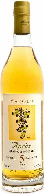 Marolo Grappa Di Moscato Après 5yr