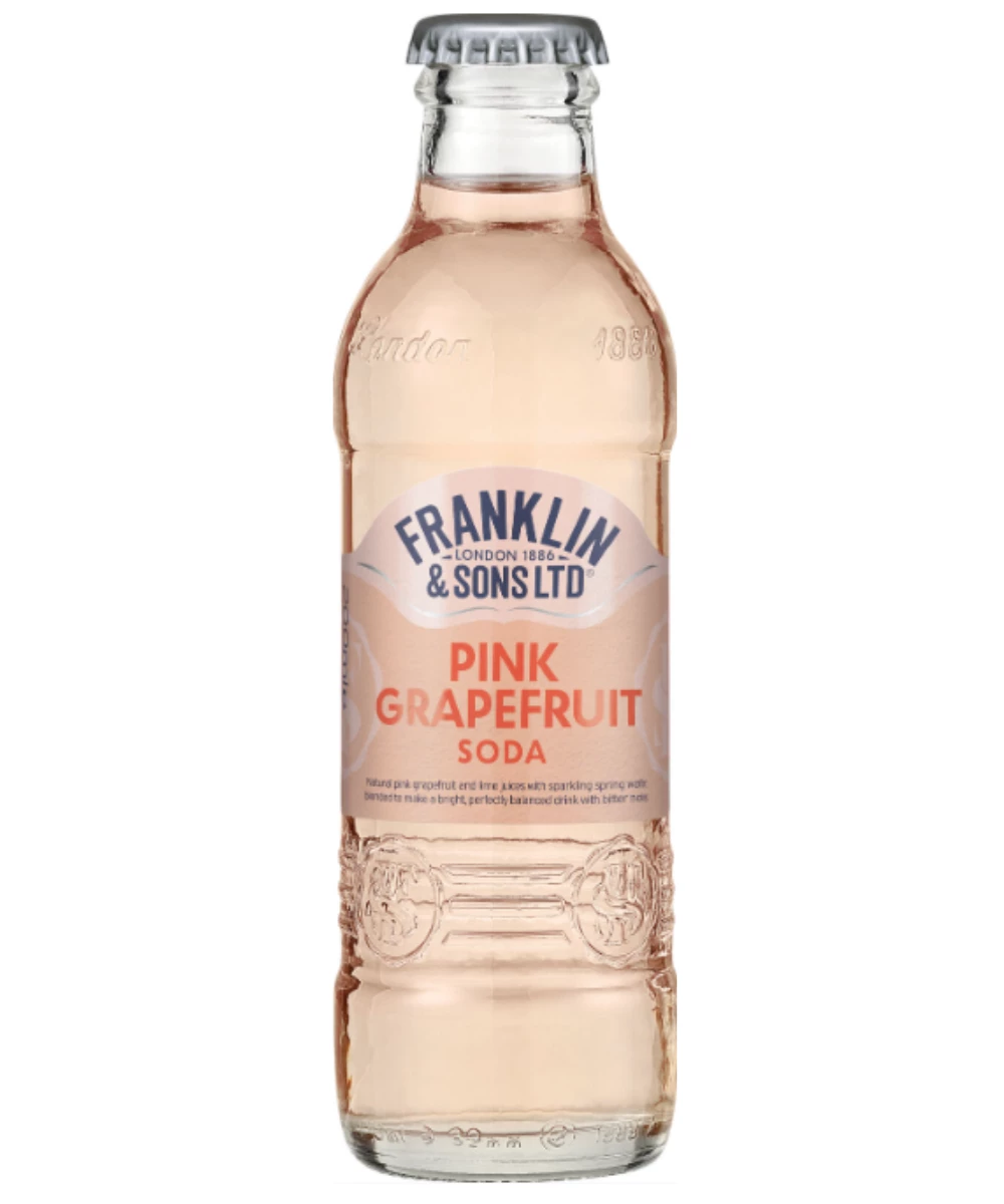 Franklin & Sons Pink Grapefruit & Lime Soda (20cl X 24) 3 Franklin & Sons Pink Grapefruit & Lime Soda (20cl X 24)