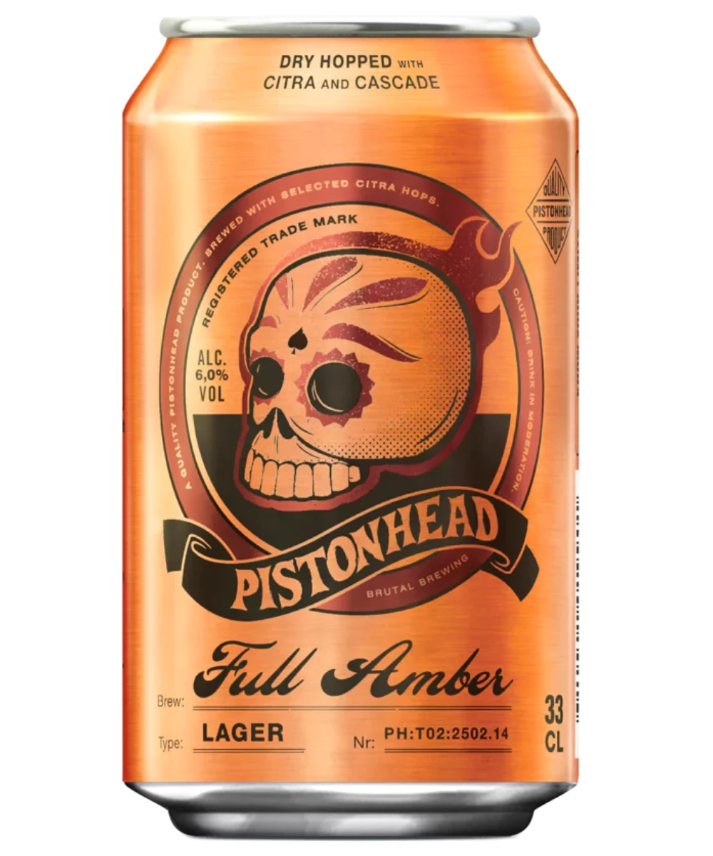 Pistonhead Amber Cans (33cl X 24) 3 Pistonhead Amber Cans (33cl X 24)