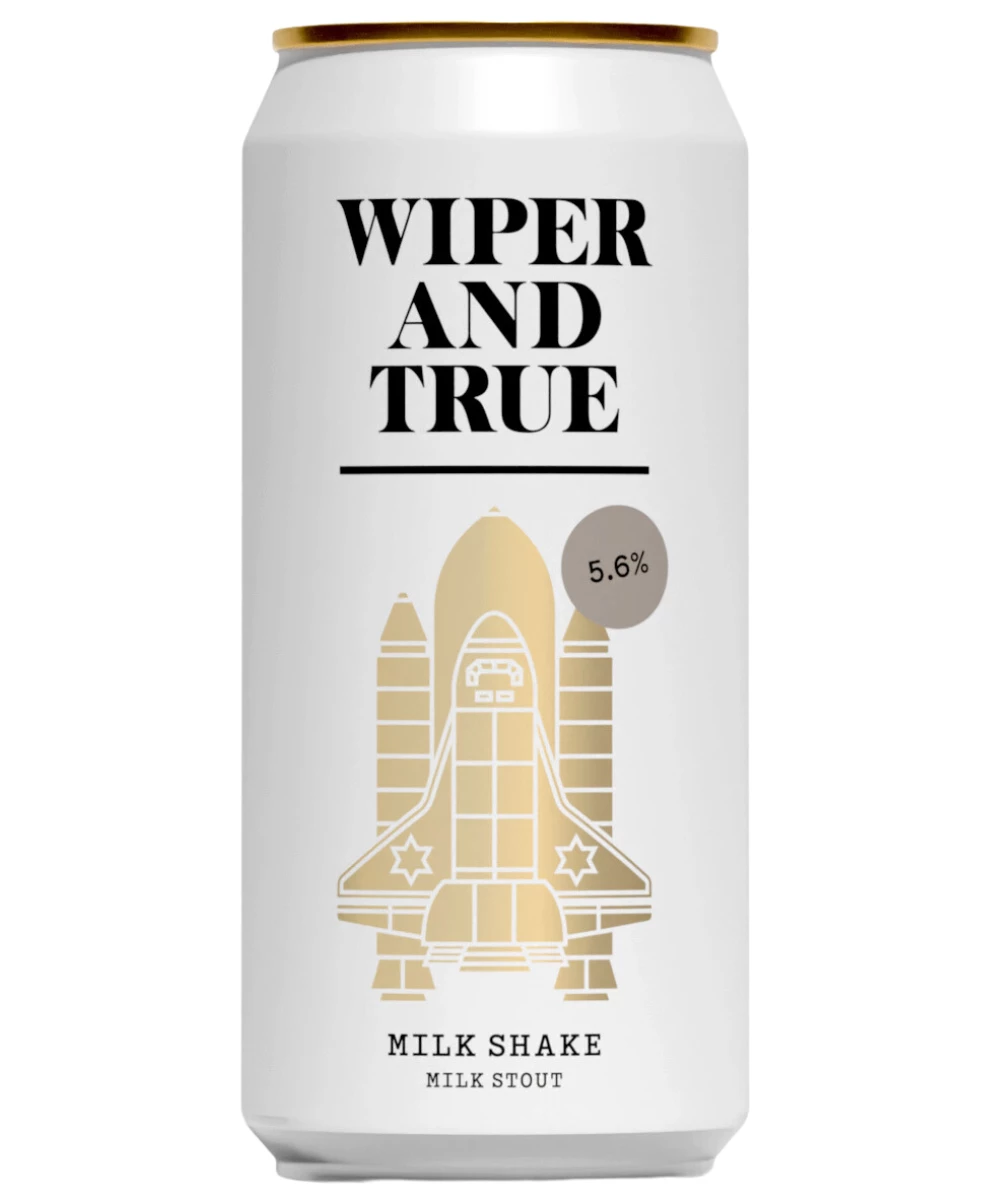 Wiper & True Milkshake Milk Stout 5.6% 44cl Can 3 Wiper & True Milkshake Milk Stout 5.6% 44cl Can